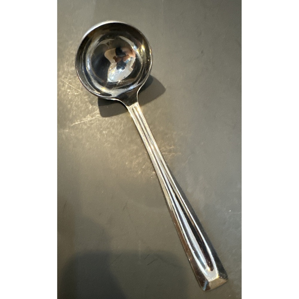 Oneida OHS Gravy Ladle Stainless Flatware 8" Serving Soup Spoon Square End